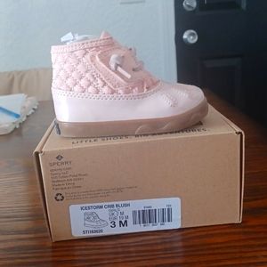 Sperry duck boots for baby girl